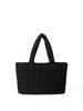 Estilo coreano nicho design para baixo algodão acolchoado casaco pequeno quadrado bolsa inverno novo elegante simples leve bordado bolsa portátil