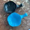 Prato de Água Preto Flor de Ameixa de Plástico Porta-Canetas Borboleta Tinta Branca Azul para Estudante Caligrafia com Porta-Canetas Fabricante Atacado Caixa de Presente
