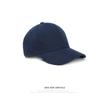 Boné de trabalho logo personalizado boné de aba reta versátil cor sólida simples topo profundo boné de beisebol com proteção solar masculino publicidade personalizado