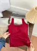 Nueva Camisola Elástica Versátil para Mujer, Cómoda y Transpirable, Adecuada para Usar Tanto por Dentro como por Fuera, Top Básico sin Mangas Plisado Adelgazante para Verano