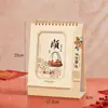 Calendário Personalizado Ano do Carneiro 2027 Desenho Animado Criativo Calendário de Notas Adesivas Personalização Logo de Publicidade Corporativa Ornamento de Mesa Calendário Mensal