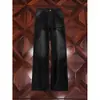 Calça jeans masculina estilo americano, com lavagem, padrão de bigode, amassada, para primavera e outono, calça curva de alta rua, calça de perna larga solta com vibe