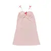 Vestido Novo Estilo Puro Desejo com Alças Finas, Vestido Bodycon que Marca a Cintura, Vestido de Dormir Rosa Emagrecedor de Celebridade da Internet, Sexy