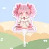 Puella Magi Madoka Magica Placa de Pegada Grande em Formato de Leque Mercadoria de Suporte para Shows Estilo Igual ao do Tiktok