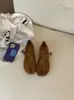 Zapatos bajos retro de estilo coreano con puntera dividida, nueva colección 2026, bailarinas de una sola tira, versátiles y fáciles de llevar, disponibles en stock