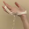 Collar con Colgante de Borla de Cristal de Moda Transfronterizo, Cadena de Clavícula de Lujo Ligero de Moda de Gama Alta, Accesorio Versátil y Elegante
