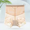 Roupa íntima feminina transfronteiriça de cintura alta, modeladora de quadris e abdômen, com forte redução abdominal, modeladora pós-parto, com cintura de renda, modelador corporal, calça de segurança