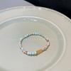 Pulseira de Bambu Trançado Feminina Nova Chinesa Pedra Shoushan Retro Cordão de Mão para Namorada 2024 Nova Joia Colorida Sobreposta