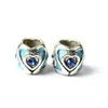 Huiyue simples Joker coração com diamantes cravejados liga contas de furo grande pulseira acessórios de contas atacado
