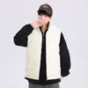 Chaleco de Pana con Empalme de Imitación de Seda y Algodón Mj888 para Hombre y Mujer, Informal y de Moda, para Primavera, Otoño e Invierno, Exportación Transfronteriza