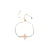 Pulsera Colgante Cruz Deslizante de Mariposa de Circonita Super Brillante, Pulsera Moderna y Exquisita, Joyería al por Mayor de Lujo Ligero y de Alta Gama