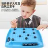 Jogo de xadrez magnético de Batalha para crianças, efeito de jogo, brinquedo de xadrez, lazer educacional, conjunto de batalha para desktop, presente interativo para pais e filhos