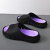 Sandálias Slip-On de Novo Estilo para Homens, Chinelos de Verão Respiráveis com Solado Grosso que Aumentam a Altura, Sandálias Esportivas Confortáveis para Praia, Antiderrapantes e Respiráveis