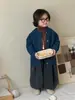 Suéter para Niños 2025 Suéter Cardigan Jacket Coreano Retro para Niños Niñas Holgado y Más Fácil de Combinar Suéter Casual
