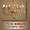 Lámpara de Sala de Estar Estilo Europeo Lámpara de Araña de Cristal Lámpara Moderna para Comedor Lámpara de Araña Lámpara Simple para Dormitorio Lámparas Vintage Lámpara de Cristal Vela