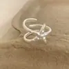 Anel Único de Design de Nicho Estrela-do-Mar para Mulheres, Luxo Leve, Exquisito, Moderno, Simples, Personalizado, Brincos de Alta Qualidade