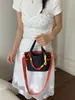 2026 Nuevo Bolso Tote Pequeño de Bloques de Color Dopamina Bolso de Mano Ligero de Nailon Bolso Cruzado para el Hombro para el Viaje Diario
