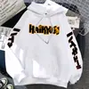 Sudadera de Ropa de Anime de Comercio Exterior 2024, Sudadera con Capucha Estampada con Patrón de Anime Haikyuu