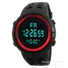 Comercio Exterior Reloj Electrónico Deportivo Multifuncional con Cronógrafo para Hombre Moda Estudiante Reloj Electrónico de Luz Fría Modelo Deportivo con Esfera Grande