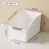 Cesta de Almacenamiento Inclinada Cocina Caja de Almacenamiento para Condimentos de Gran Capacidad Gabinete Doméstico Caja de Almacenamiento Gruesa para Artículos Varios Bocadillos