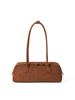 Outono 2024 Nova bolsa de camurça vintage Design de nicho All-match Light Luxury Texturistic Shoulder Underarm Baguette Bag