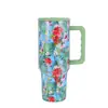 Impresión por transferencia de calor 40 oz Taza para coche Acero inoxidable 304 Pajita Taza de vacío Gran capacidad Taza de agua Conservación del frío Calentador de hielo Taza Transfronterizo