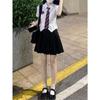 Verano 2024 Nuevo Puro Lustroso Dulce Chica Cintura Estudiante Traje de Camisa Falda Estilo Japonés Uniforme Jk Camisa de Manga Corta