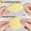 Esponja de Maquillaje Gecomo Butter Biscuit, Doble Uso para Aplicación Seca y Húmeda, Esponja de Maquillaje que No Absorbe Polvo, Beauty Blender, Uso de Doble Cara