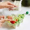 Caja Navideña para Pastel 2025 Árbol de Navidad Transparente Mousse de Crema de Fresa Caja de Empaque Caja de Empaque para Postres Horneados