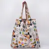 Bolsa de Compras de Supermercado Mediana en Stock, Bolsa de Compras Ecológica Plegable Ligera, Bolsa de Almacenamiento Portátil Tela Oxford 210D