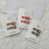 Otoño e Invierno 3.5-8cm Medio Paquete Estilo Preppy Clip de Línea Secundaria Material de Pasador de Pelo Espesado DIY Accesorios de Joyería