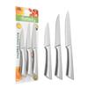 Set de cuchillos de cocina transfronterizo Empaque en blíster Set de cuchillos de acero inoxidable Cuchillo para frutas de uso doméstico Cuchillo para bistec Cuchillo multiusos