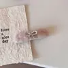 Pinza de Pato de Peluche con Lazo de Pedrería Brillante de Lujo Ligero, Pinza Exquisita Versátil para Flequillo, Horquilla Lateral