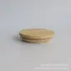 Fabricantes en stock varios tamaños de tapas selladas para vasos, tapas a prueba de fugas de bambú y madera, tapas selladas redondas de madera se pueden hacer en post-procesamiento