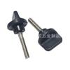 16mm-m4 palabra acero inoxidable blanco mango de plástico de protección ambiental/mango de plástico/fabricante de mano de tornillo de ajuste