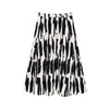 Estilo Europeu e Americano Transfronteiriço Aliexpress Exportação Roupas Femininas Zr Ponto Novo Gola Quadrada Série de Estampas Saia Midi Estampada