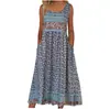 Vestido de Pulóver sin Mangas con Estampado Nuevo de Amazon Primavera y Verano 2024 para Mujer, Vestido Casual