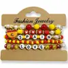 Accesorio de mano popular transfronterizo TK, pulsera versátil unisex con elementos de banderas estadounidense, argentina, británica y francesa, pulsera elástica