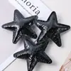 Mini Bolso Colgante de Cuero Brillante Plisado de Cinco Puntas Cadena Creativa para Teléfono Móvil Llavero Colgantes Pequeños Accesorios