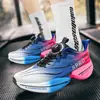 Zapatos de Maíz con Hebilla Giratoria Nueva Placa de Carbono para Niños, Pareja Juvenil, Zapatos de Correr para Maratón y Carreras