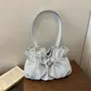 Bolsa de Braço de Bolinhas Feminina 2026 Novo Estilo Outono Inicial Nicho para Trabalho Bolsa Tote de Grande Capacidade Bolsa de Trabalho Feminina