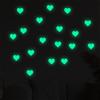 Yg221 Pegatinas Luminosas Corazón Jardín de Infancia Habitación Infantil Decoración Cálida Junto a la Cama Pegatinas Fluorescentes Decorativas Autoadhesivas Pegatinas de Pared
