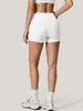 Pantalones cortos de yoga europeos y americanos transfronterizos, pantalones cortos ajustados rusos de tres cuartos para mujer, pantalones deportivos para correr y ciclismo al aire libre, pantalones de fitness