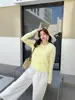 Nuevo Cárdigan Chaqueta Versátil para Mujer de Primavera y Otoño, Abrigo de Cuello Redondo para Mujeres Petites, Top Holgado de Colores Caramelo