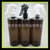 Frasco borrifador preto de ombro reto 500ml vaso de rega frasco de spray de pressão manual frasco de spray para líquido de limpeza frasco de spray para mouse