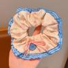 Diadema de Encaje Dulce con Volantes para Niñas, Goma para el Pelo, Tamaño Grande para Niños, Alta Elasticidad, Cuerda para Moño de Bebé