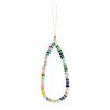 Lanyard para Teléfono Móvil de Arcilla Suave Color Caliente de Amazon Cadena de Teléfono Móvil con Cuentas Flor de Fruta Étnica Corazón Estrella Venta al por Mayor