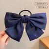 Coreano Lazo Grande Accesorios para el Cabello Diadema para Mujer Verano Banda de Goma Simple Elegante Coletero para Cola de Caballo Alta Horquilla Cuerda para el Cabello Venta al por Mayor