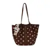 Bolsa Tote Fashionable de Grande Capacidade com Personalidade para Mulheres 2026 Verão Nova Bolsa Elegante de Ombro Único para o Trabalho Bolsa Saco de Bolinhas