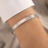 Pulseira Aberta Nova Estilo Coreano Flor Pétala Pérola, Fresca e Fashionable Flor Tridimensional Incrustada Pérola Pulseira Única Atacado